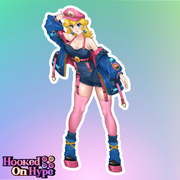 Princess Peach SE Full Body Kiss-Cut Vinyl Decal