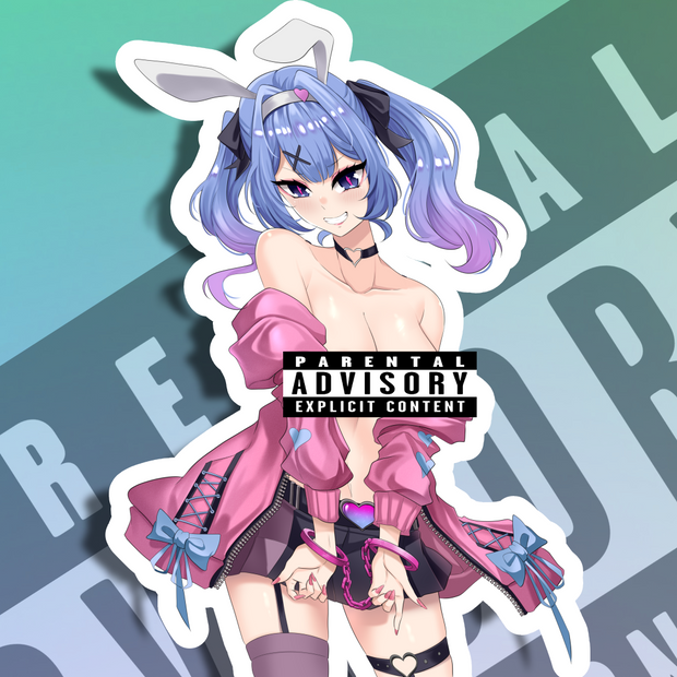 Rabbit Hole Hatsune Miku NSFW Full Body Kiss-Cut Vinyl Decal