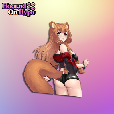 Raphtalia Back View | Anime Sticker Decal (SFW & NSFW)