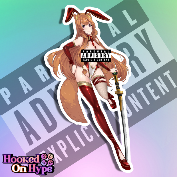 Raphtalia Bunny NSFW Full Body Kiss-Cut Vinyl Decal