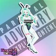 Rebecca Bunny NSFW Full Body Kiss-Cut Vinyl Decal