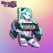 Rebecca Race Queen | Anime Sticker Decal (SFW & NSFW)