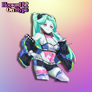 Rebecca Race Queen | Anime Sticker Decal (SFW & NSFW)