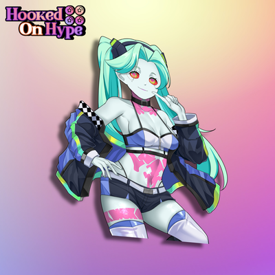 Rebecca Race Queen | Anime Sticker Decal (SFW & NSFW)