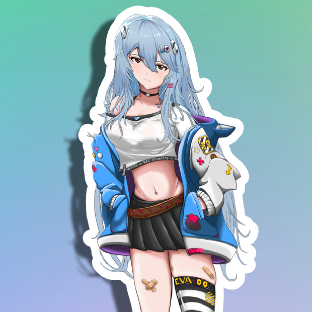 Rei Ayanami SE Full Body Kiss-Cut Vinyl Decal