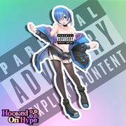 Rem SE NSFW Full Body Kiss-Cut Vinyl Decal