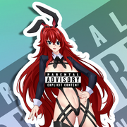 Bunny Rias NSFW Full Body Kiss-Cut Vinyl Decal