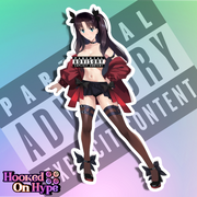 Rin Tohsaka SE NSFW Full Body Kiss-Cut Vinyl Decal