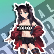 Rin Tohsaka SE NSFW Full Body Kiss-Cut Vinyl Decal