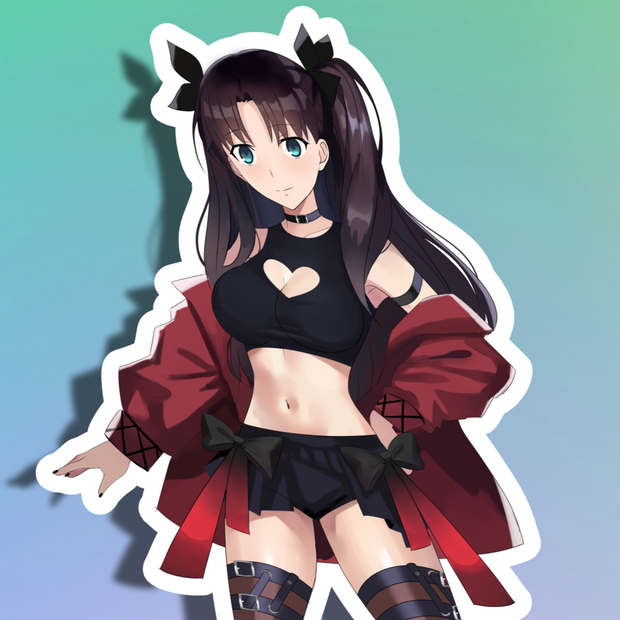 Rin Tohsaka SE Full Body Kiss-Cut Vinyl Decal