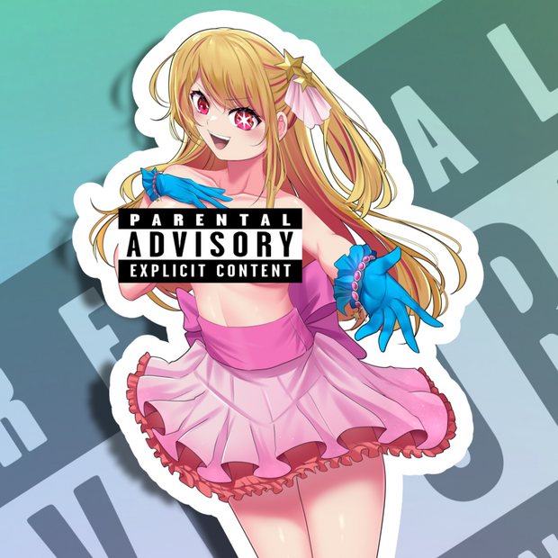 Ruby Hoshino NSFW Full Body Kiss-Cut Vinyl Decal