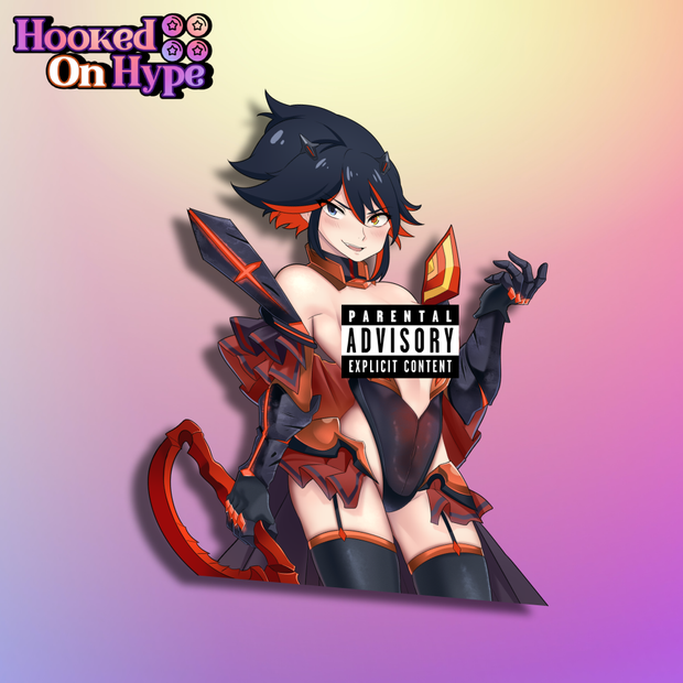 Ryuko Dark Heart | Anime Sticker Decal (SFW & NSFW)
