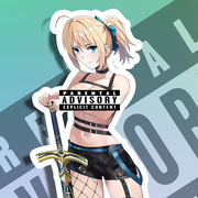 Saber SE NSFW Full Body Kiss-Cut Vinyl Decal