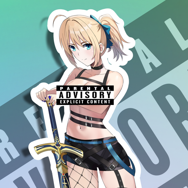 Saber SE NSFW Full Body Kiss-Cut Vinyl Decal