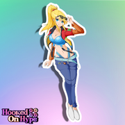 Samus Aran SE Full Body Kiss-Cut Vinyl Decal