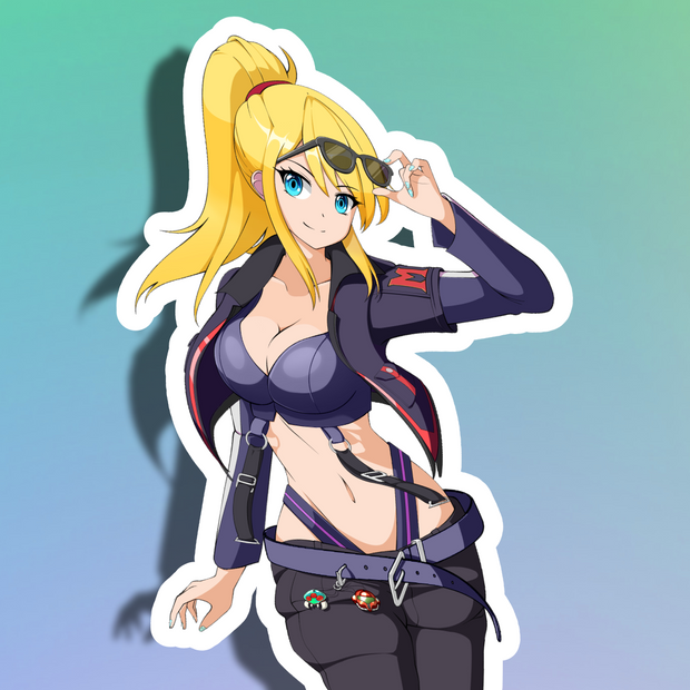 Samus Aran SE V2 Full Body Kiss-Cut Vinyl Decal