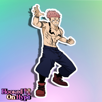 Sukuna Full Body Kiss-Cut Vinyl Decal