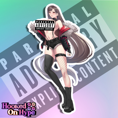 Tifa Lockhart SE NSFW Full Body Kiss-Cut Vinyl Decal