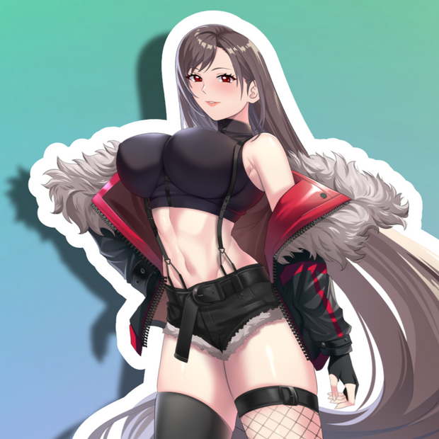 Tifa Lockhart SE Full Body Kiss-Cut Vinyl Decal