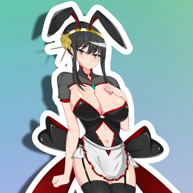 Yor Bunny Maid Full Body Kiss-Cut Vinyl Decal