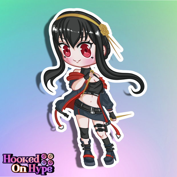 Yor Forger SE Chibi Full Body Kiss-Cut Vinyl Decal