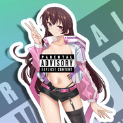 Yuki Suou SE NSFW Full Body Kiss-Cut Vinyl Decal