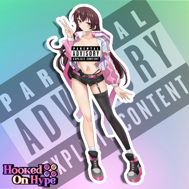 Yuki Suou SE NSFW Full Body Kiss-Cut Vinyl Decal