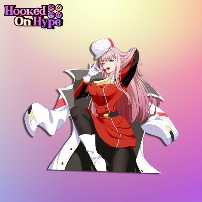 02 ZeroTwo Uniform | Anime Sticker Decal