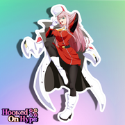 02 ZeroTwo Uniform Full Body Kiss-Cut Vinyl Decal