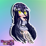 Albedo SE Chibi Full Body Kiss-Cut Vinyl Decal
