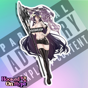 Albedo Race Queen NSFW Full Body Kiss-Cut Vinyl Decal