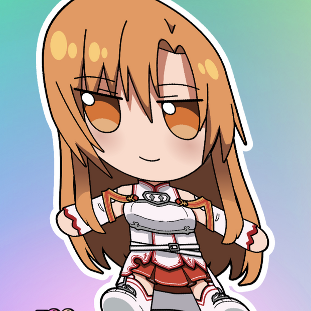 Asuna Fumo Full Body Kiss-Cut Vinyl Decal