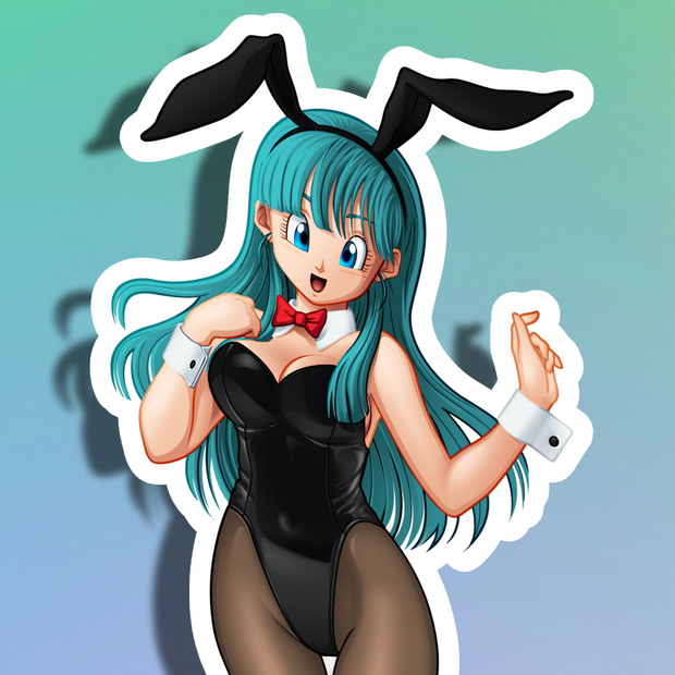 Bulma Bunny Full Body Kiss-Cut Vinyl Decal