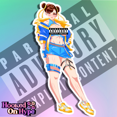 Chun Li SE V2 NSFW Full Body Kiss-Cut Vinyl Decal