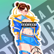 Chun Li SE V2 NSFW Full Body Kiss-Cut Vinyl Decal