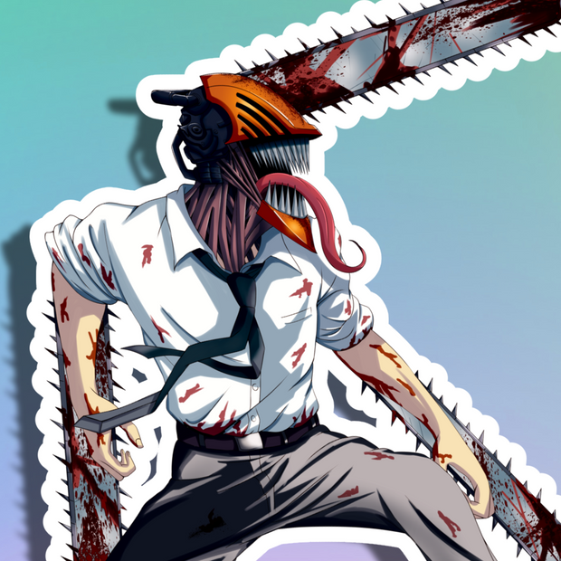Chainsaw Man Denji Full Body Kiss-Cut Vinyl Decal