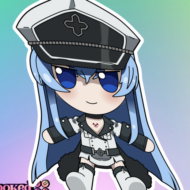 Esdeath Fumo Full Body Kiss-Cut Vinyl Decal