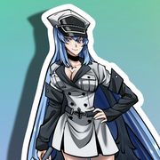 Esdeath Full Body Kiss-Cut Vinyl Decal