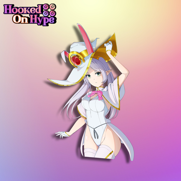 Frieren Bunny | Anime Sticker Decal