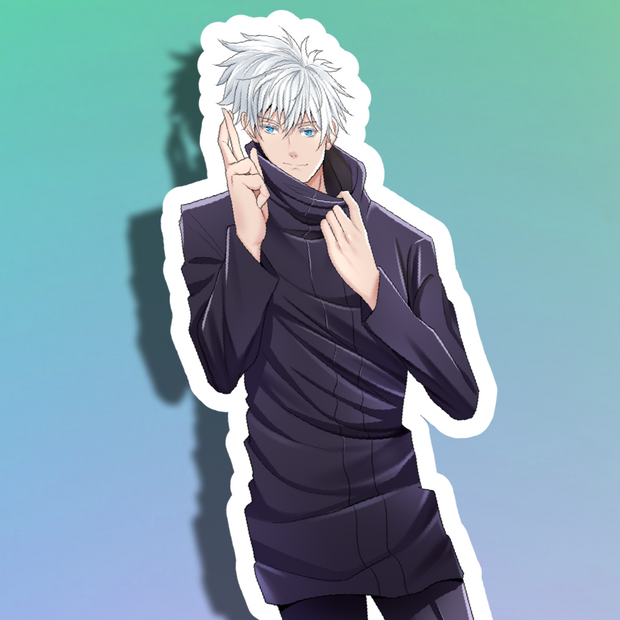 Gojo Satoru Full Body Kiss-Cut Vinyl Decal