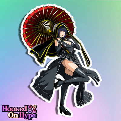 Hinata Black Wedding Full Body Kiss-Cut Vinyl Decal