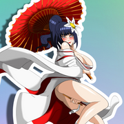 Hinata White Wedding Full Body Kiss-Cut Vinyl Decal