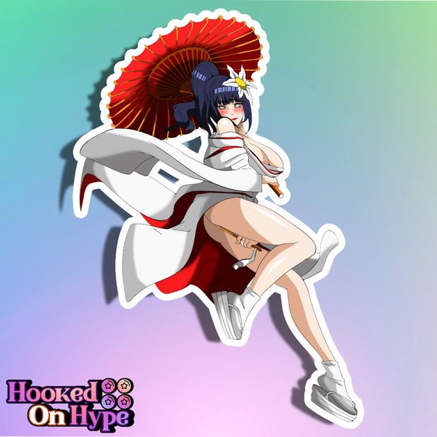 Hinata White Wedding Full Body Kiss-Cut Vinyl Decal