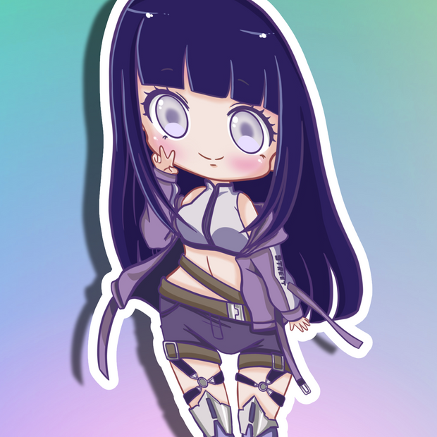 Hinata SE Chibi Full Body Kiss-Cut Vinyl Decal