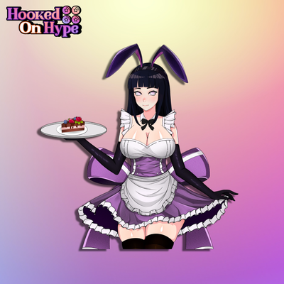 Maid Hinata | Anime Sticker Decal