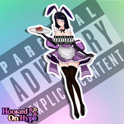 Hinata Maid NSFW Full Body Kiss-Cut Vinyl Decal
