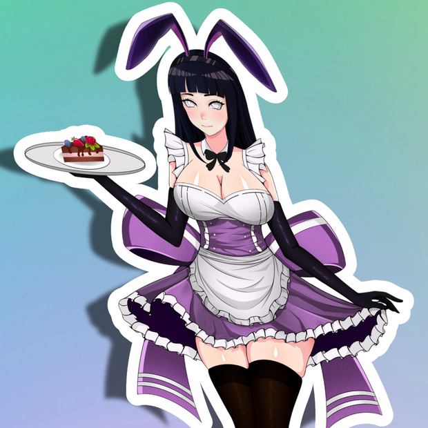 Hinata Maid Full Body Kiss-Cut Vinyl Decal