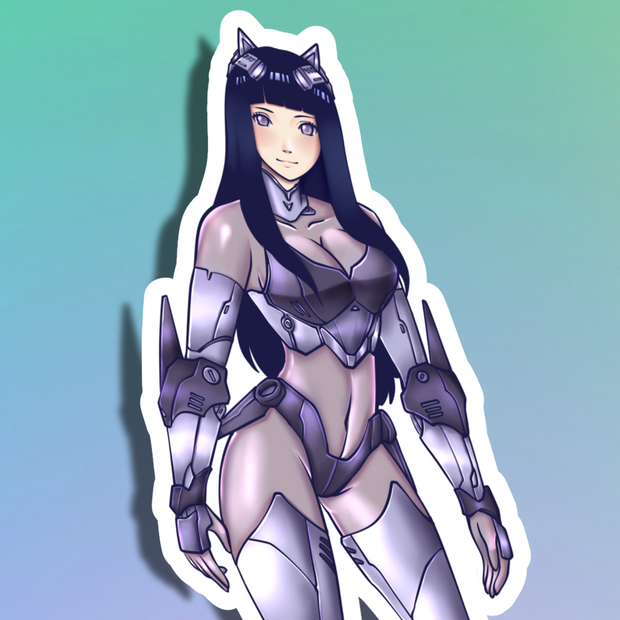 Hinata Mech Full Body Kiss-Cut Vinyl Decal