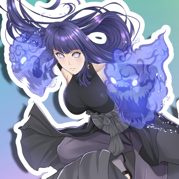 Hinata Twin Lion Full Body Kiss-Cut Vinyl Decal