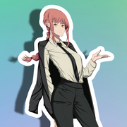 Makima Full Body Kiss-Cut Vinyl Decal